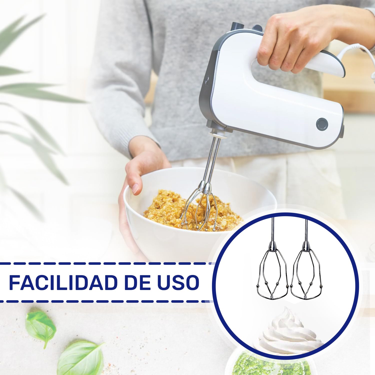 MONTERAL 2 Piezas Varillas para Batidora Electrica de Mano con Código Original 00651065 651065 00659642 659642 para Bosch para Siemens - Garantía de 10 Años