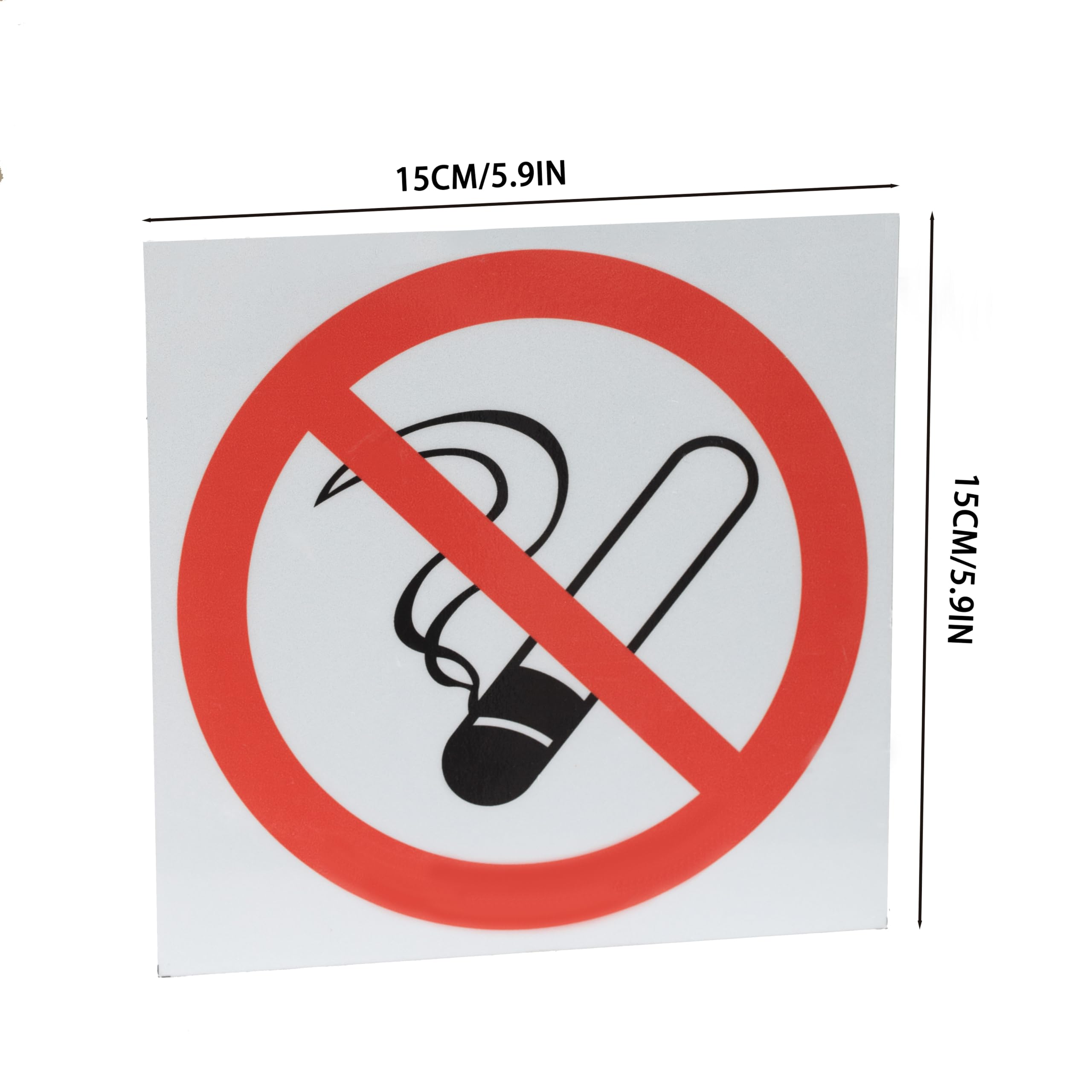 Autocollant "Interdiction De Fumer, Vapoter, Manger Ou Boire" Pour Les Véhicules (ambulance, VSL