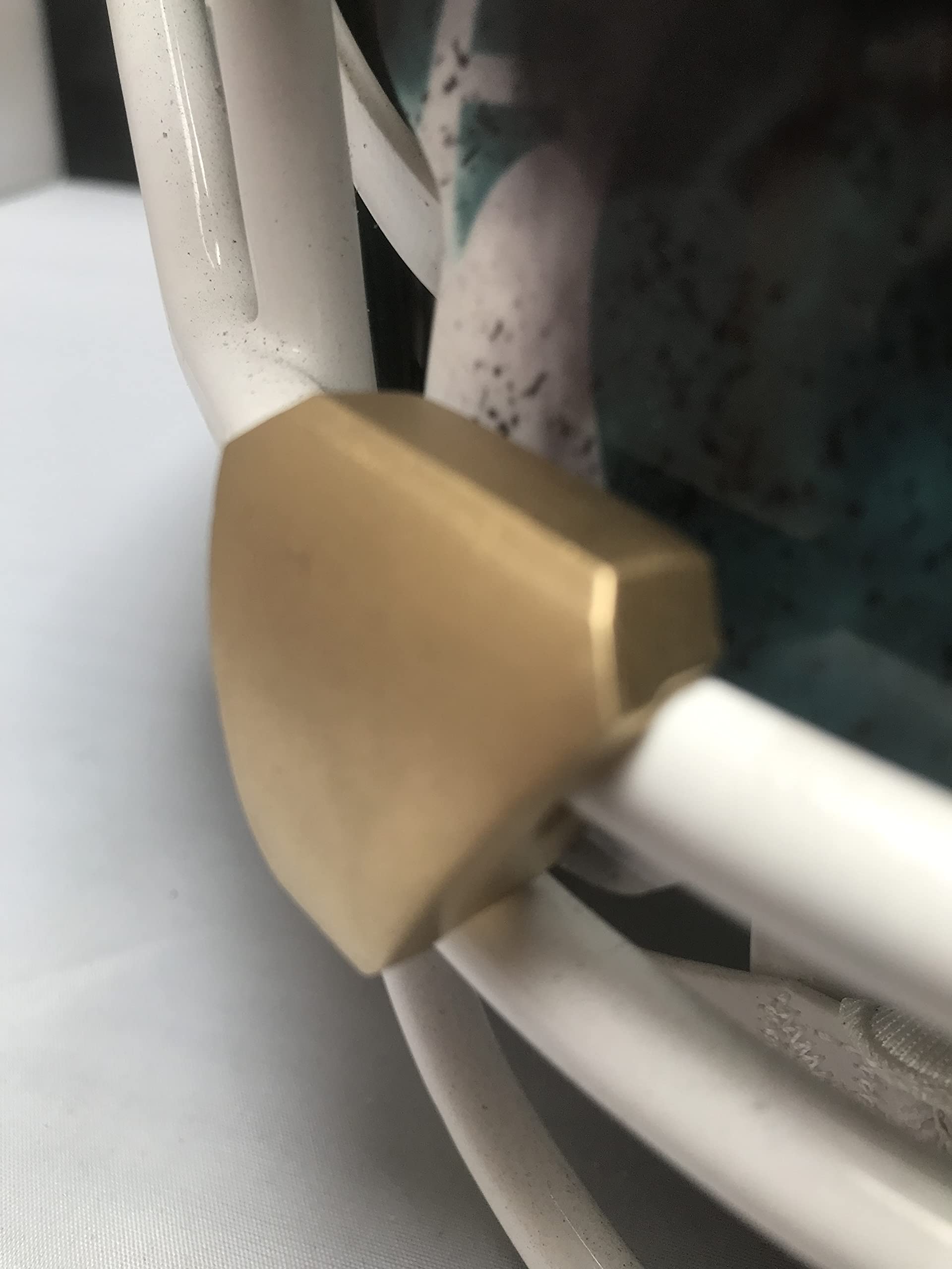 Champs Helmet Gold Football Visor Clips- Display Only Not for Field Use