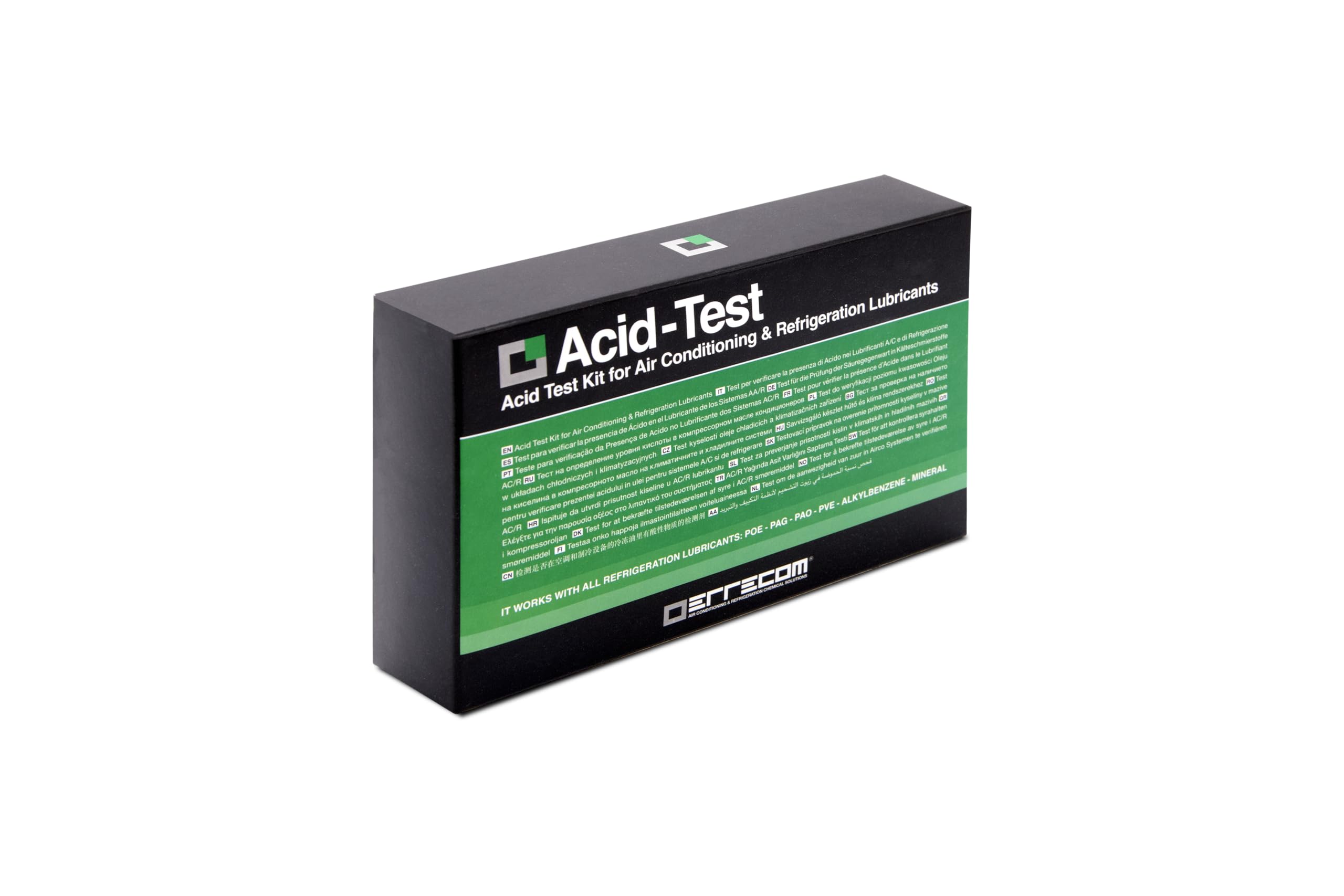 ERRECOM Acid-Test, Test para verificar la Presencia de acidez en el lubricante de climatización y refrigeración