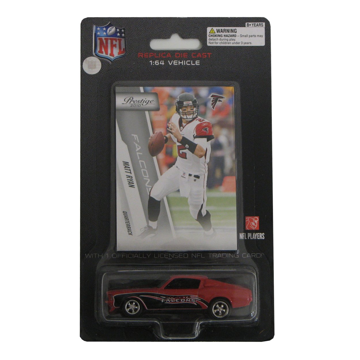 NFL Atlanta Falcons 1:16 Mustang with Trading Card