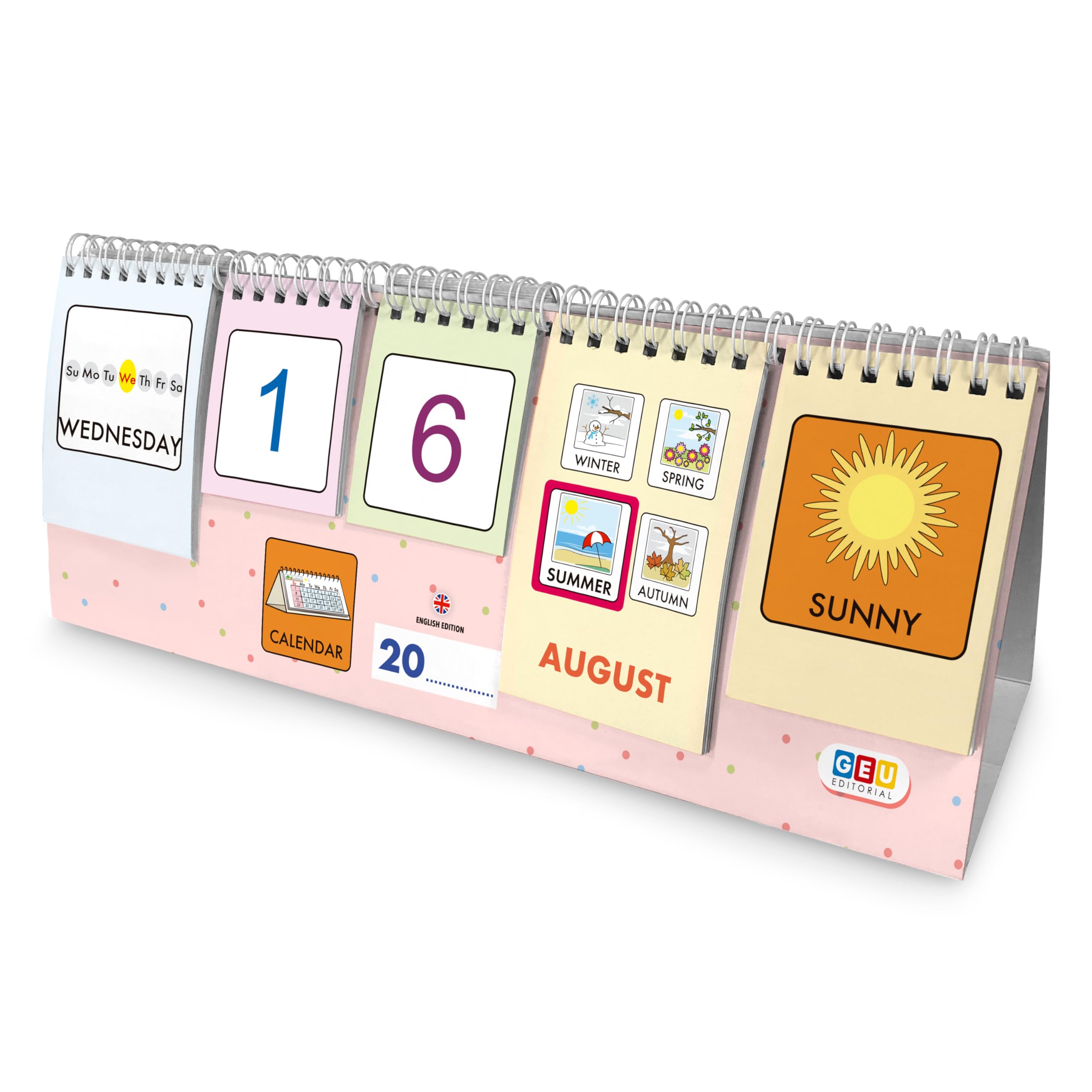 Children’s Montessori Calendar | Children’s Weekly Calendar ...
