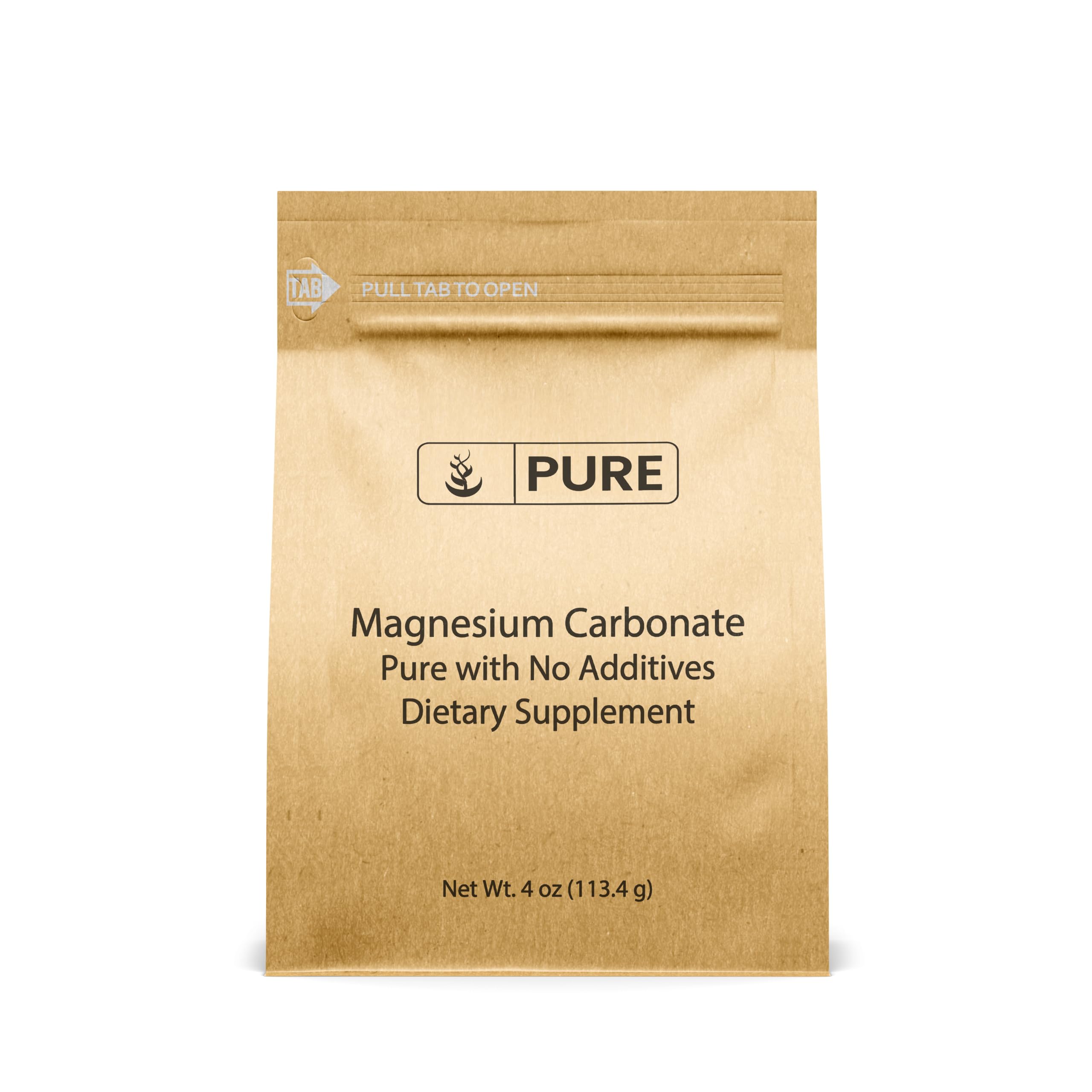 Pure Original Ingredients, Magnesium Carbonate Powder, 4 Oz 4 Ounce (Pack of 1)