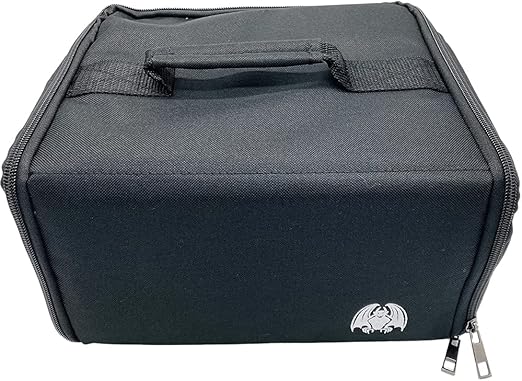 Miniature Carrying Case - Foam Slots for 28mm Storage - DnD With Carry Handle - 4 Tray Case
