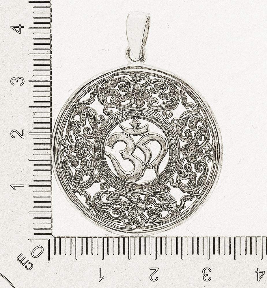 AFP Anhänger Aum Om Meditation 925 Sterling Silber AS-633