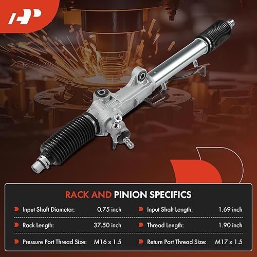 Miniatura 4 de A-Premium - Soporte y piñón de dirección asistida hidráulica compatibles con Toyota Tacoma 1996-2004 2.4L 2.7L 3.4L, 4Runner 1996-2000 2.7L 3.4L,