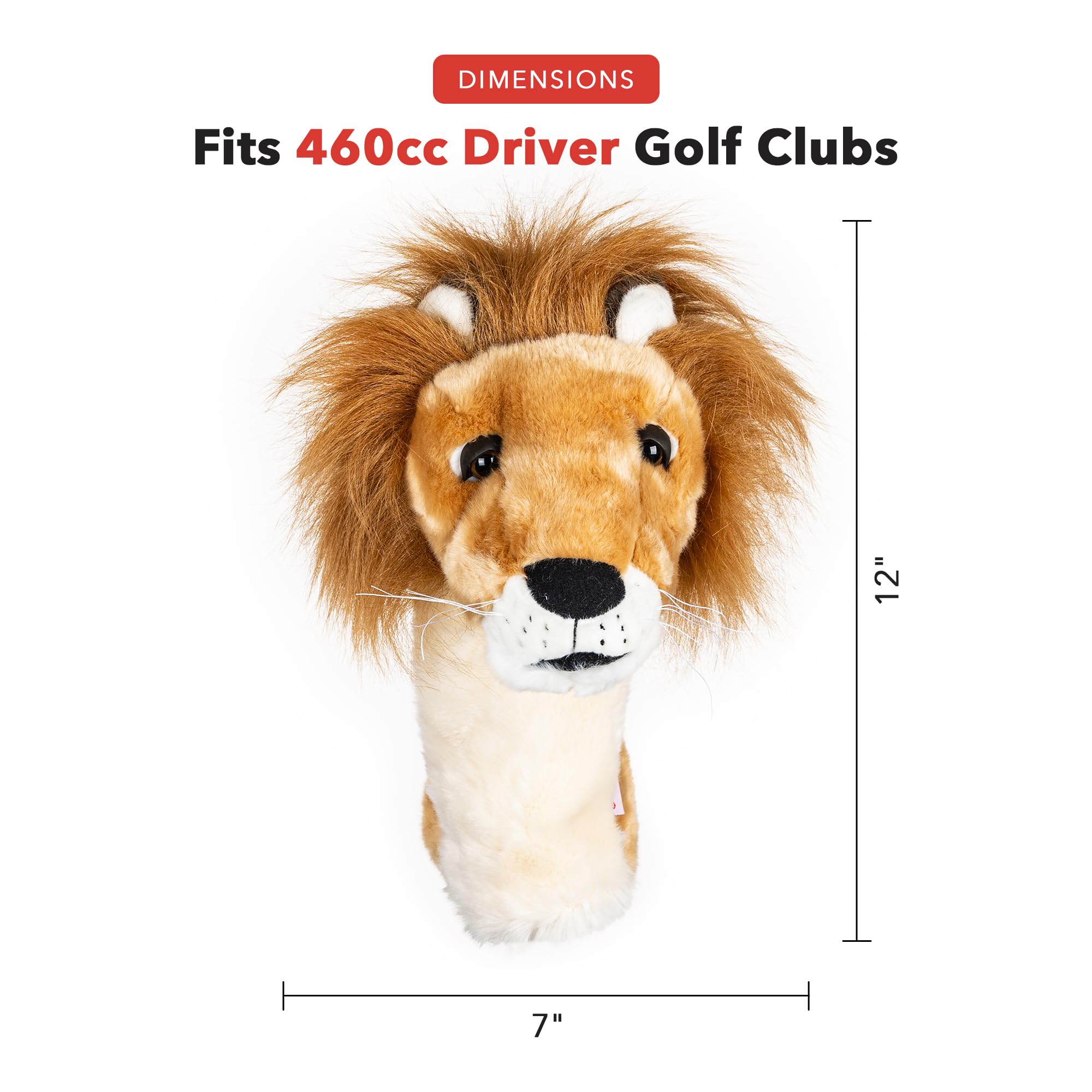 Amazon.co.jp: DAPHNES ライオン ヘッドカバー : スポーツ＆アウトドア