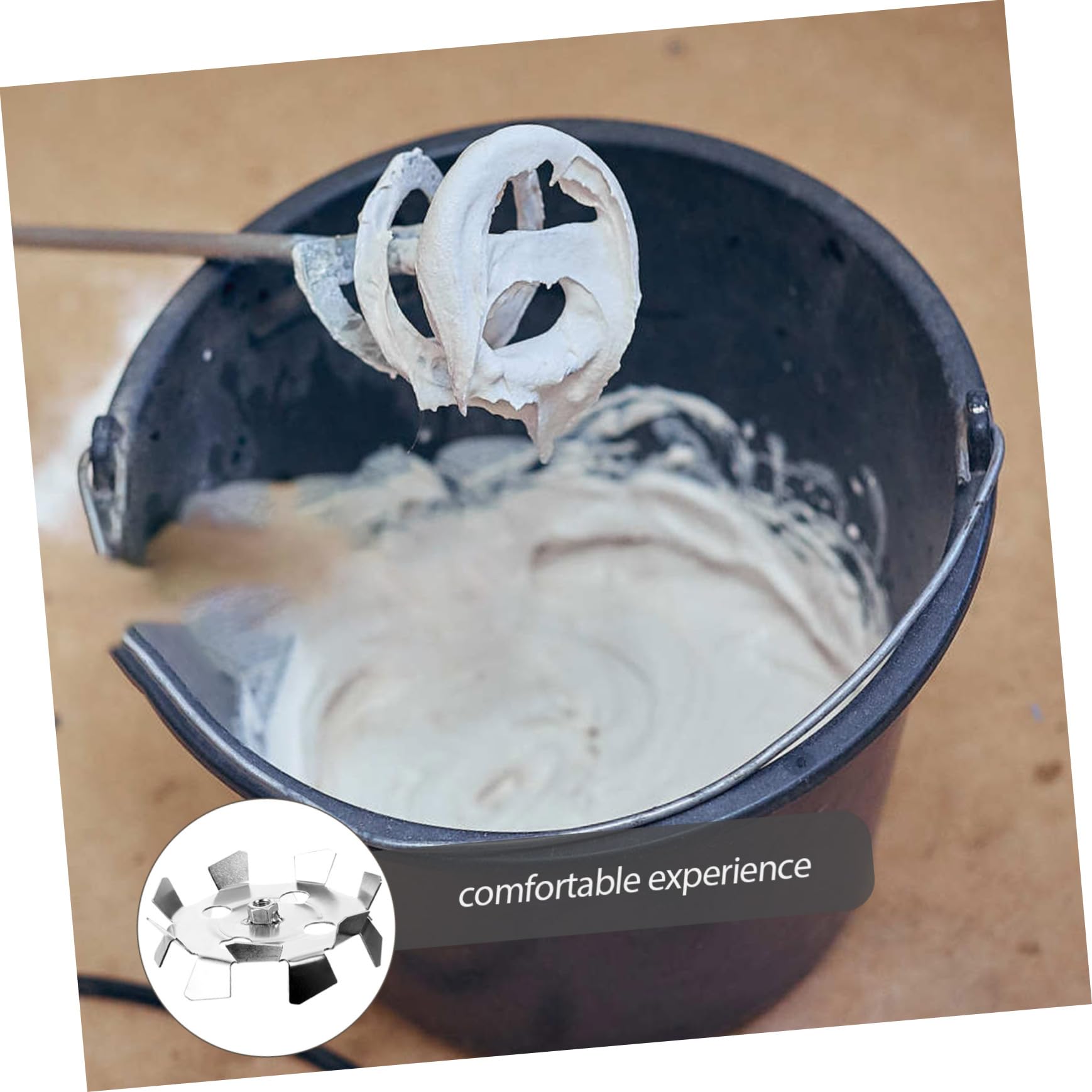 Hemobllo 5pezzi Mixer Per Muratura Per Trapano Accessorio Per Miscelare Vernici Strumento Versatile Facile Usare e Resistente