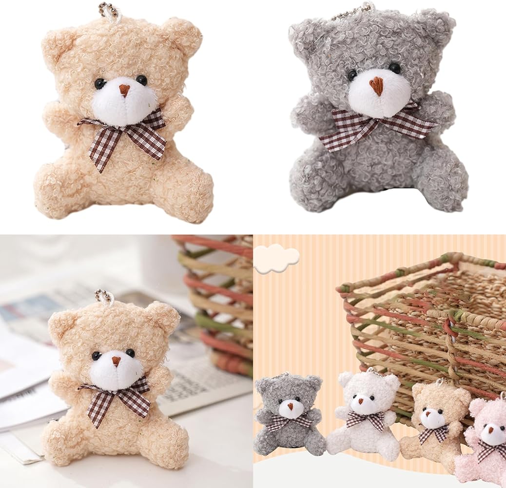 Amazon.co.jp: [Uitndvyte] クマぬいぐるみクマキーホルダーバッグ飾り