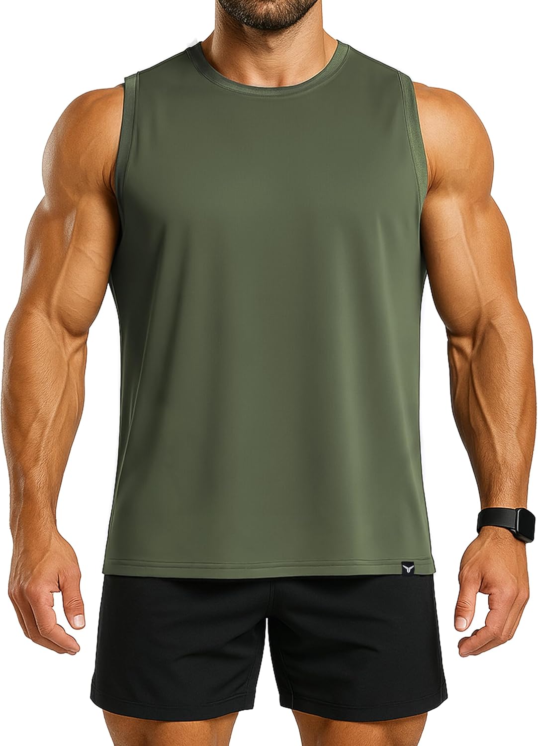Men's Athletic Tank Tops Sleeveless Muscle Shirts Workout Running Bodybuilding Gym Tanks