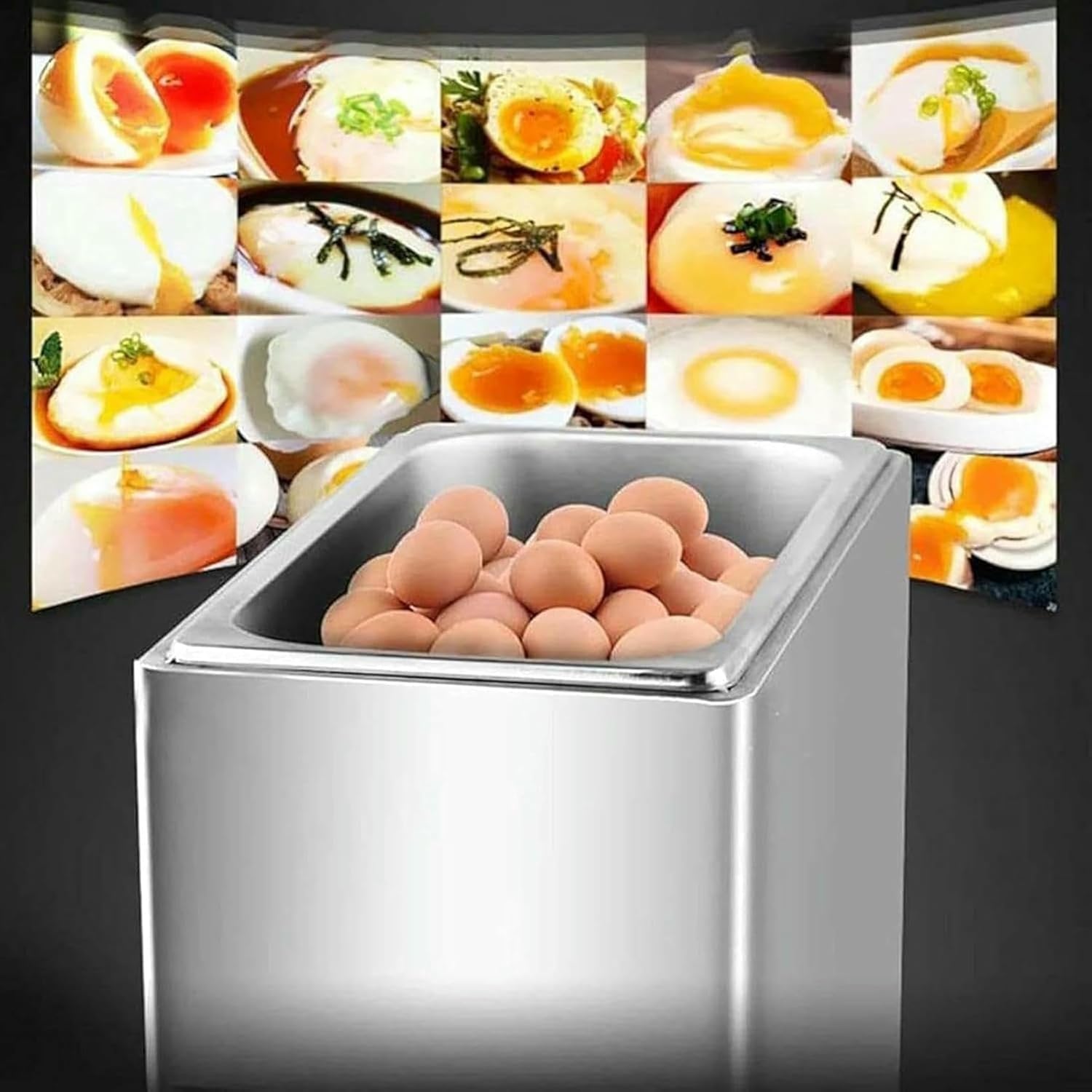 800W Automatic Commercial Egg Boiler, Hot Spring Egg Cooker, Commercial Egg Cooker, Effortlessly Cook 50 Eggs