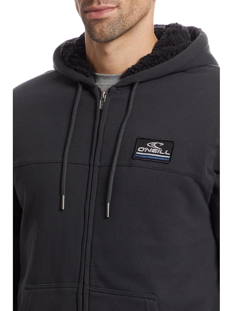 Gray O'Neill Fifty Two High Pile Zip Sweatshirt