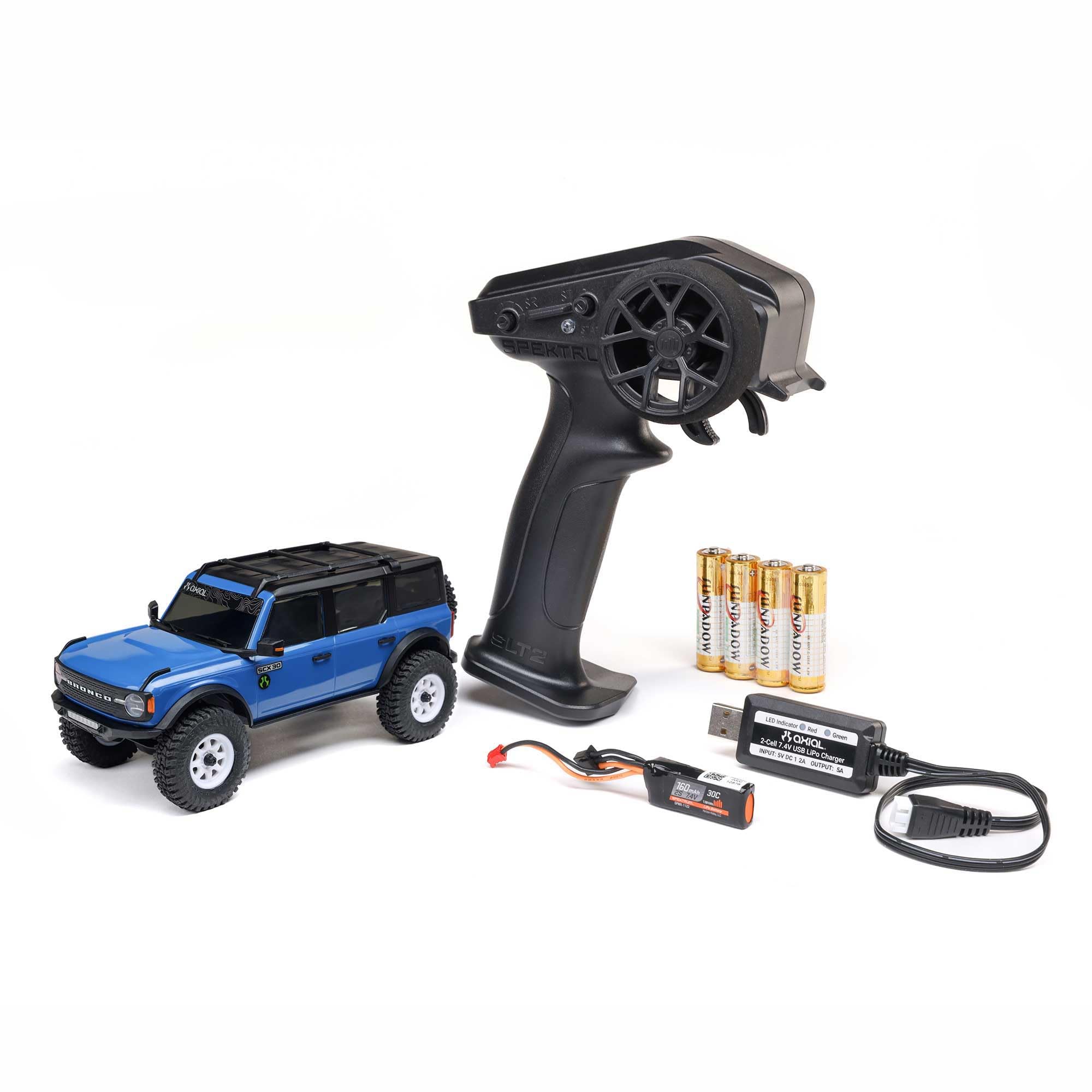 Amazon.co.jp: Axial 1/30 SCX30 フォード ブロンコ 4X4 RTR つや消し