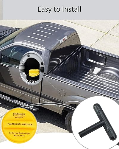 Miniatura 5 de Tapa de gasolina, tapa de llenado de depósito de combustible para Chevy Avalanche Silverado 1500 2500 HD 3500 HD Suburban Tahoe, apto para Cadillac