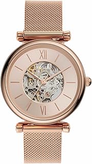 fossil Carlie Analog Rose Gold Dial and Band Women's Stainless Steel Watch-ME3175-picture-44