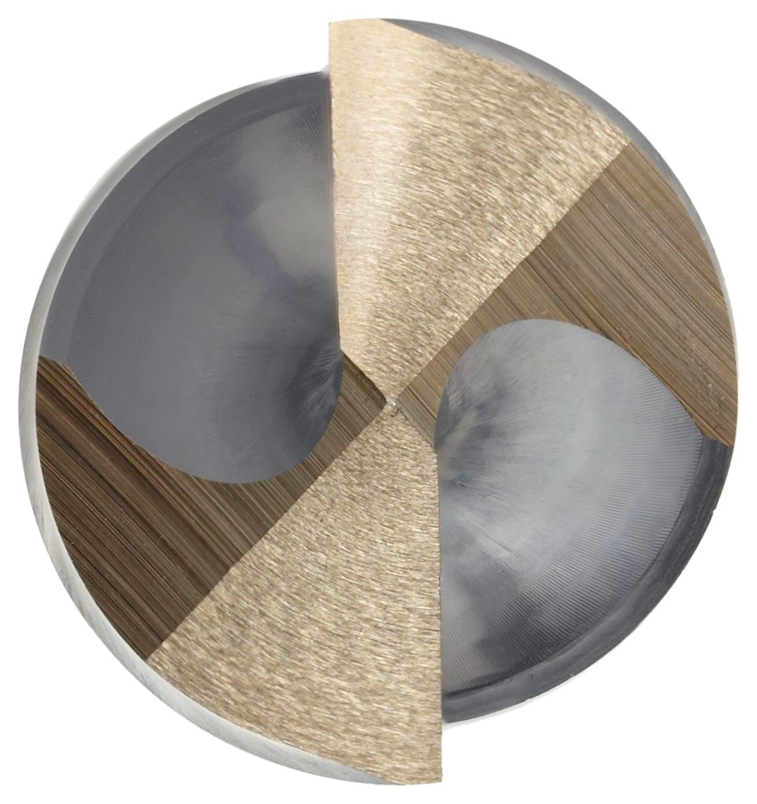 Precision Twist R56CO Foret à Tige Réduite En Acier Au Cobalt, Finition En Oxyde Noir Et Or, Tige Réduite De 1,27 Cm, Pointe Fendue à 118 Degrés, 11/16