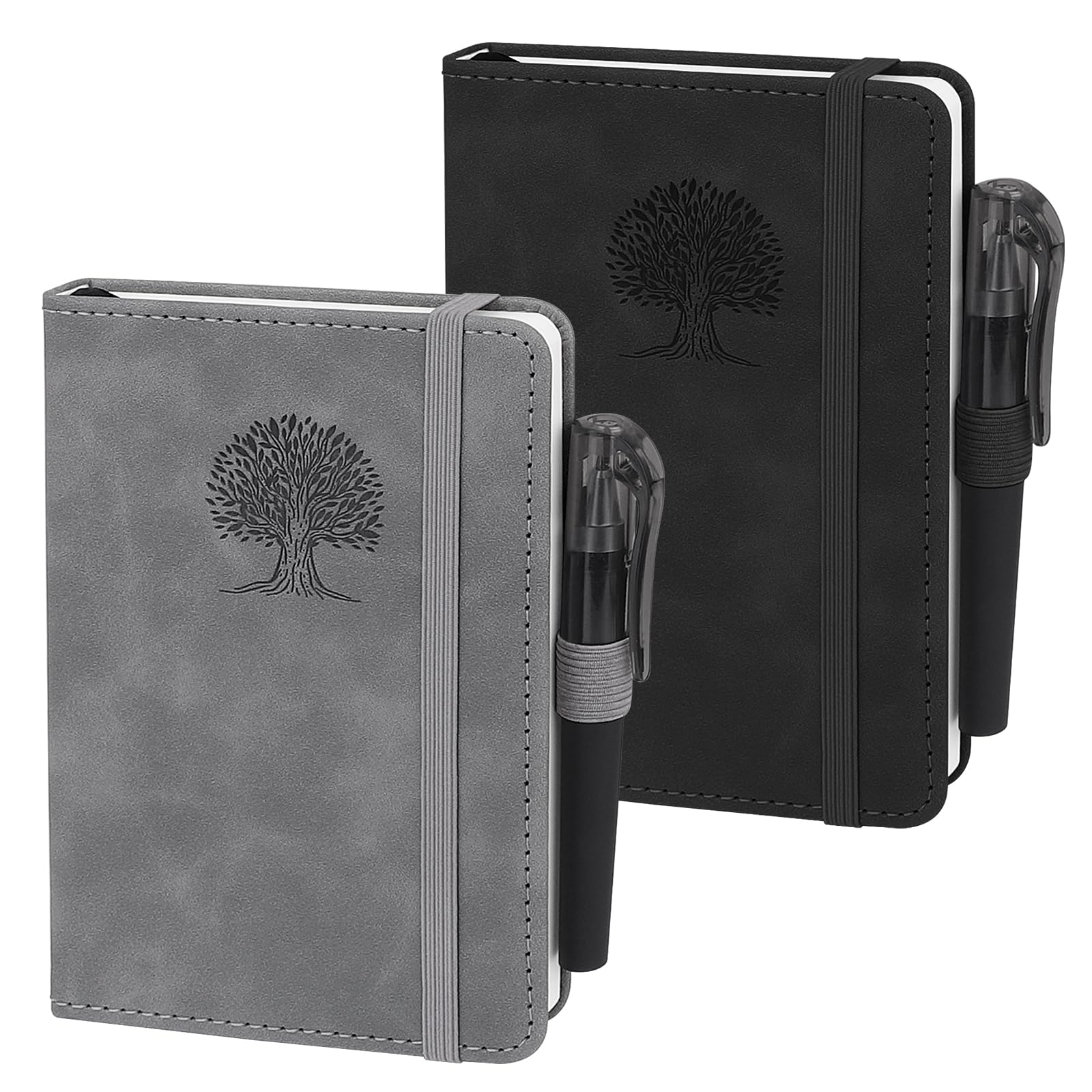 A6 Notebooks, 2 Pcs A6 Notebook, Pocket Notebook Small Note Pads, 14.5 x 9.9cm, 80 GSM, 192 Pages