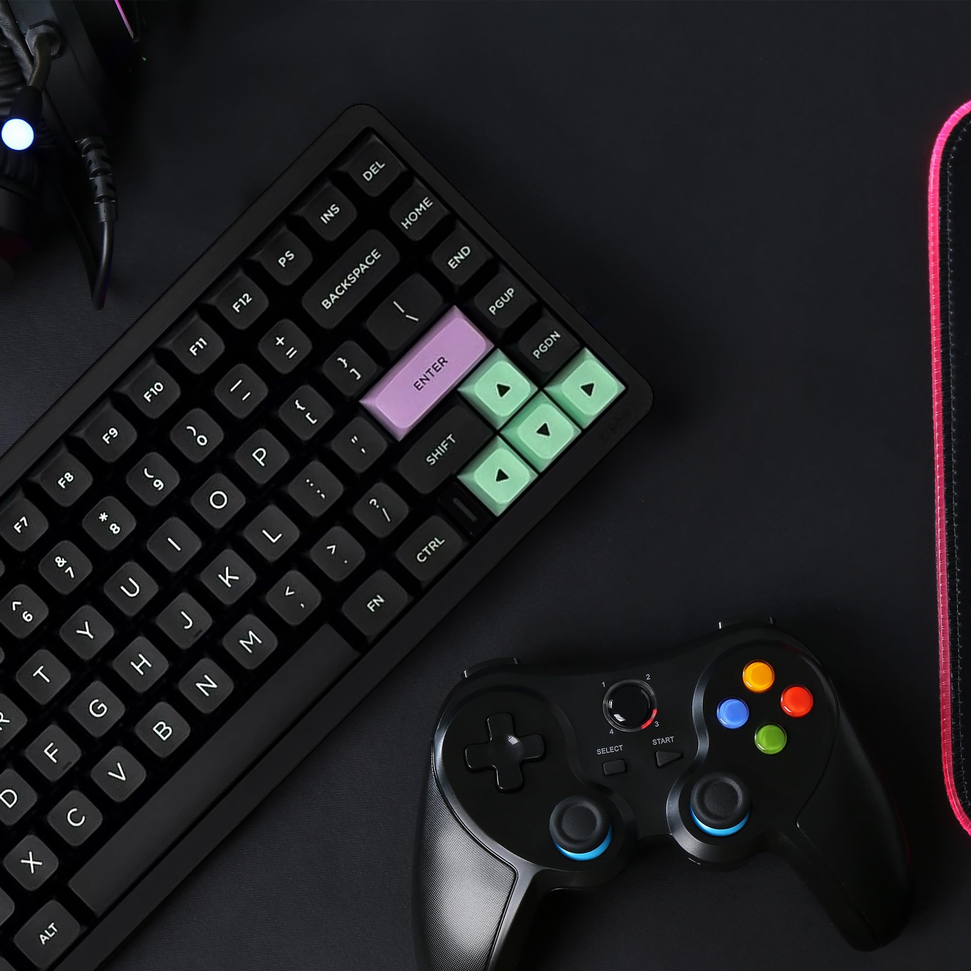 Amazon.co.jp: AESCO A83 ブラック ラピッドトリガーキーボード