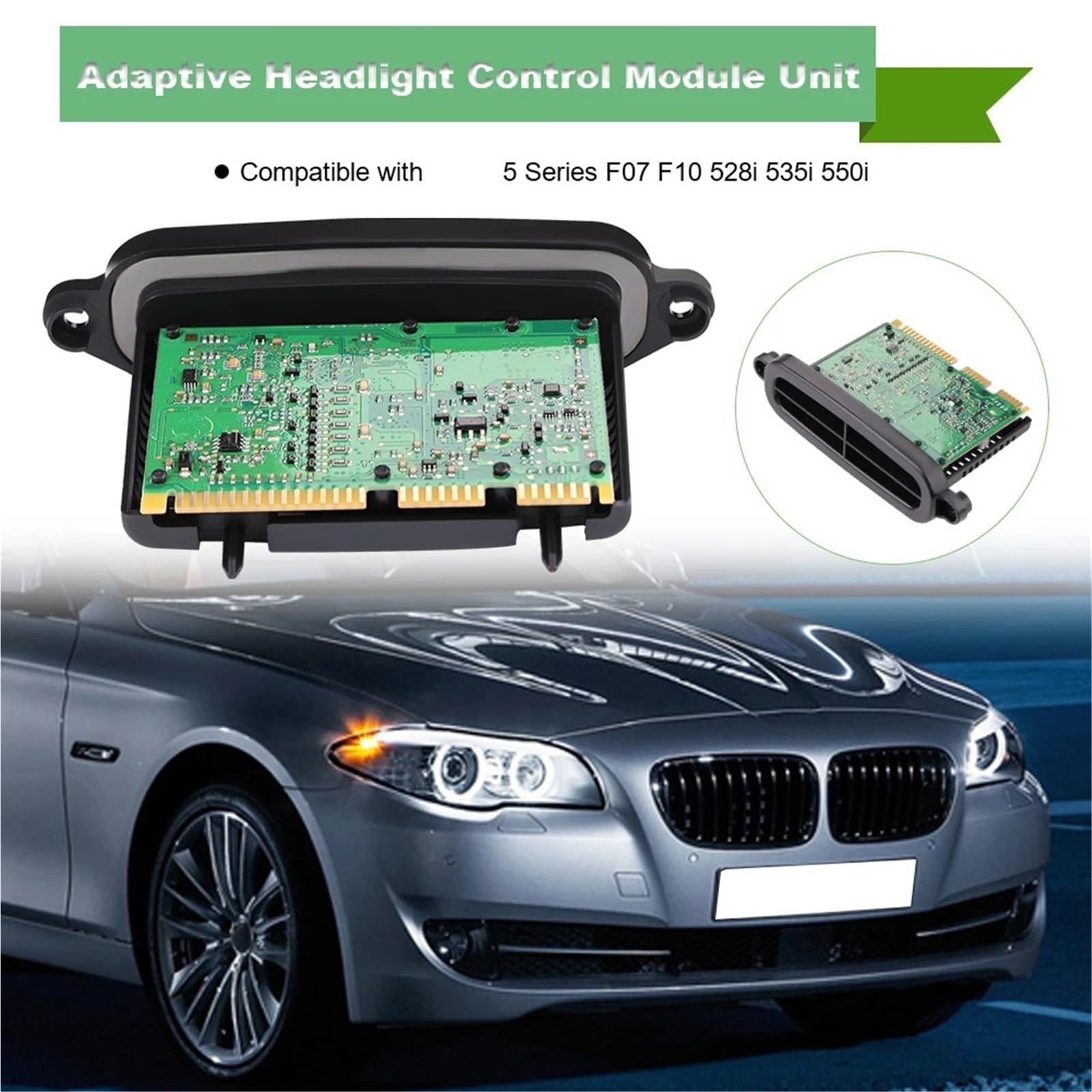 Moduł sterujący lampą reflektorów Moduł sterowania balastu reflektorów ksenonowych TMS pasuje do Bmw serii 5 F07 F10 528i 535i 550i OE 63117316217 63117305235