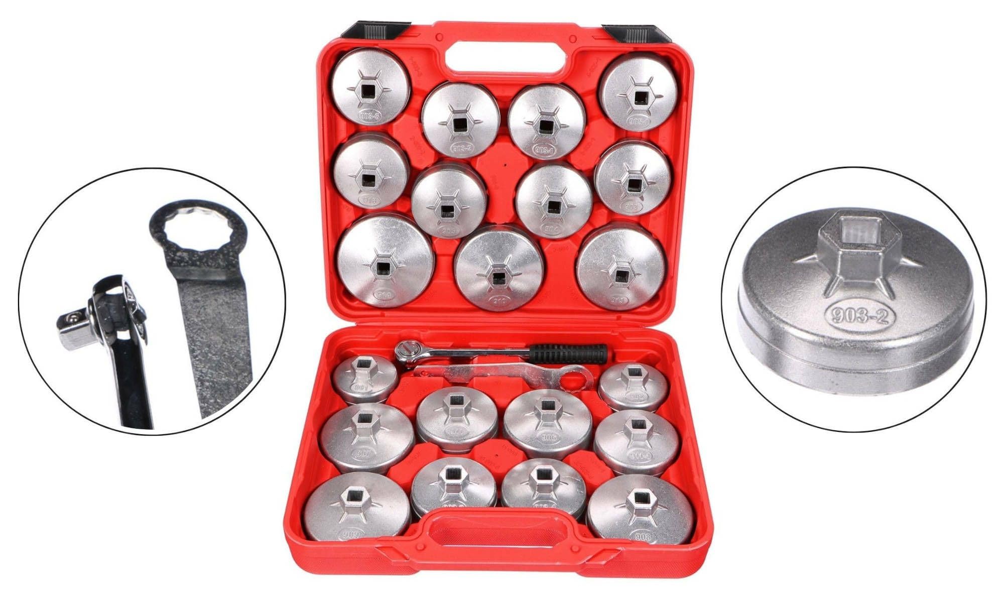 Klucz do filtra oleju MECHANIC OIL WRENCH 23, 1/2"