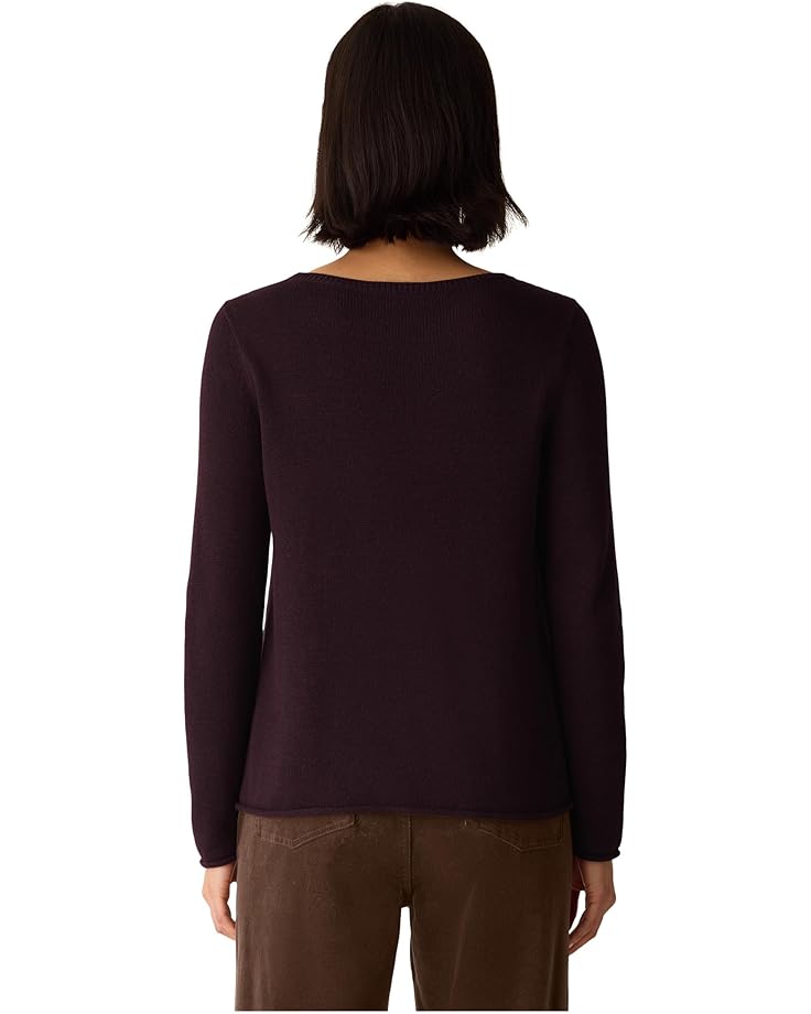 Eileen Fisher Peruvian Cotton Blend Bateau Neck Sweater - #2 of 2