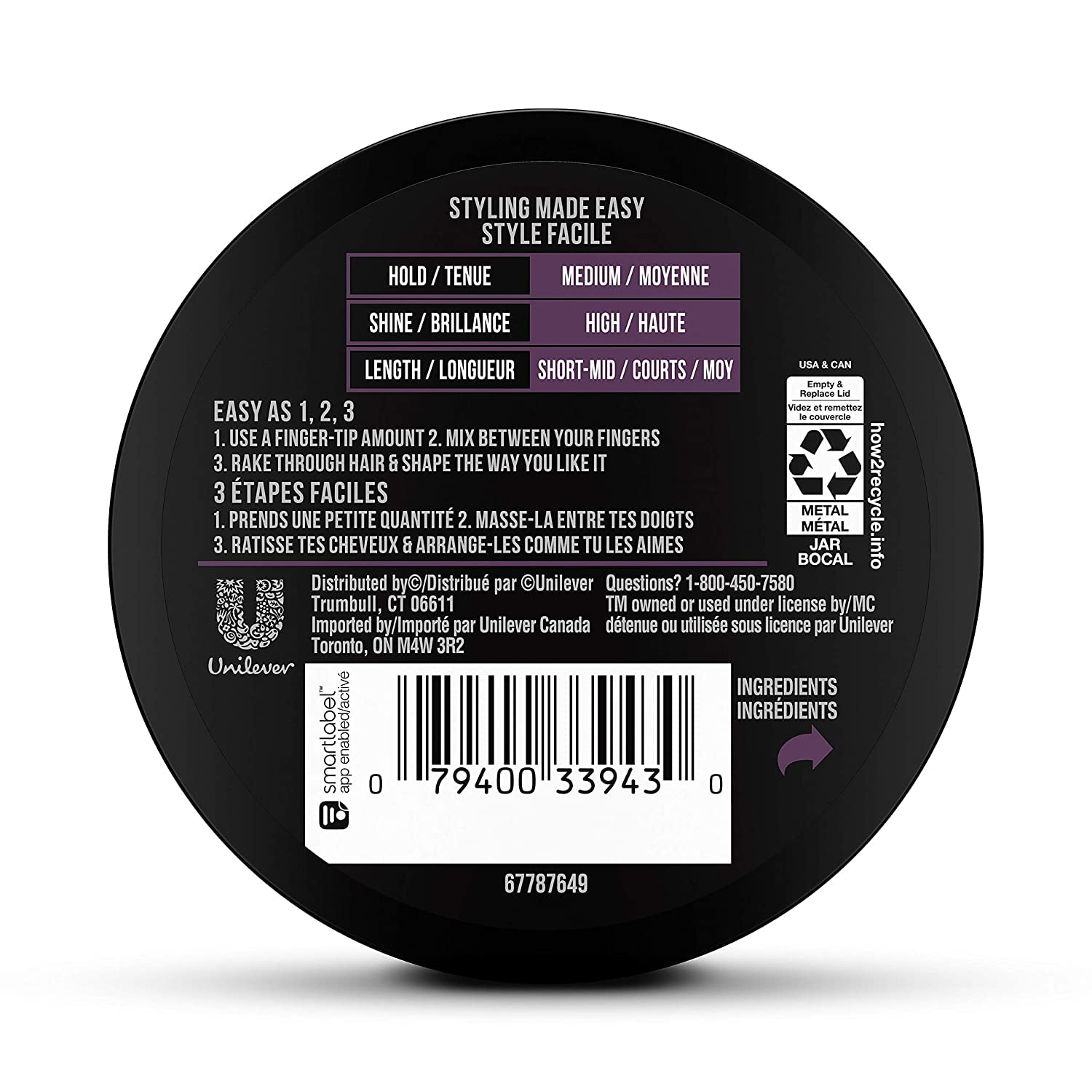 AXE Signature Clean Cut Look Classic Pomade, 2.64 Oz (Pack of 2)