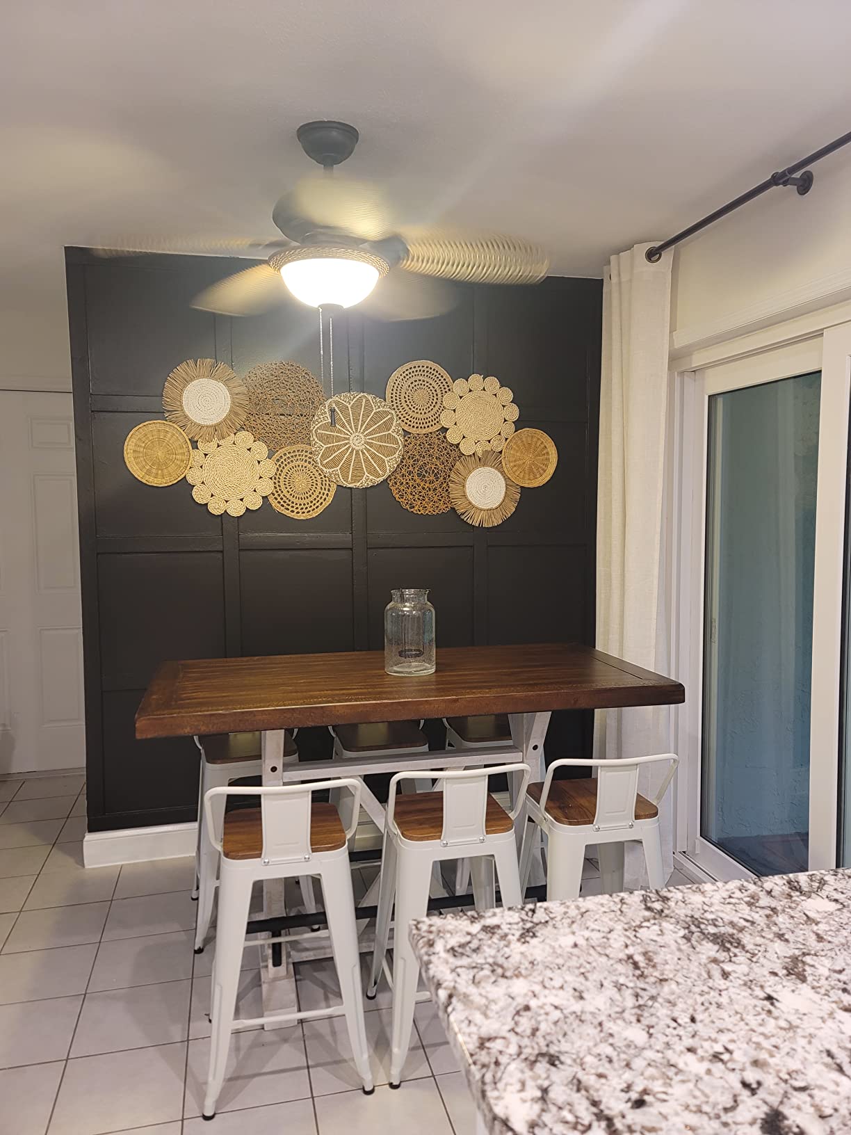 31/mo Finance 24" Low Back Metal Counter Stool Height Bar Stools with Wooden Seat [Set of 4