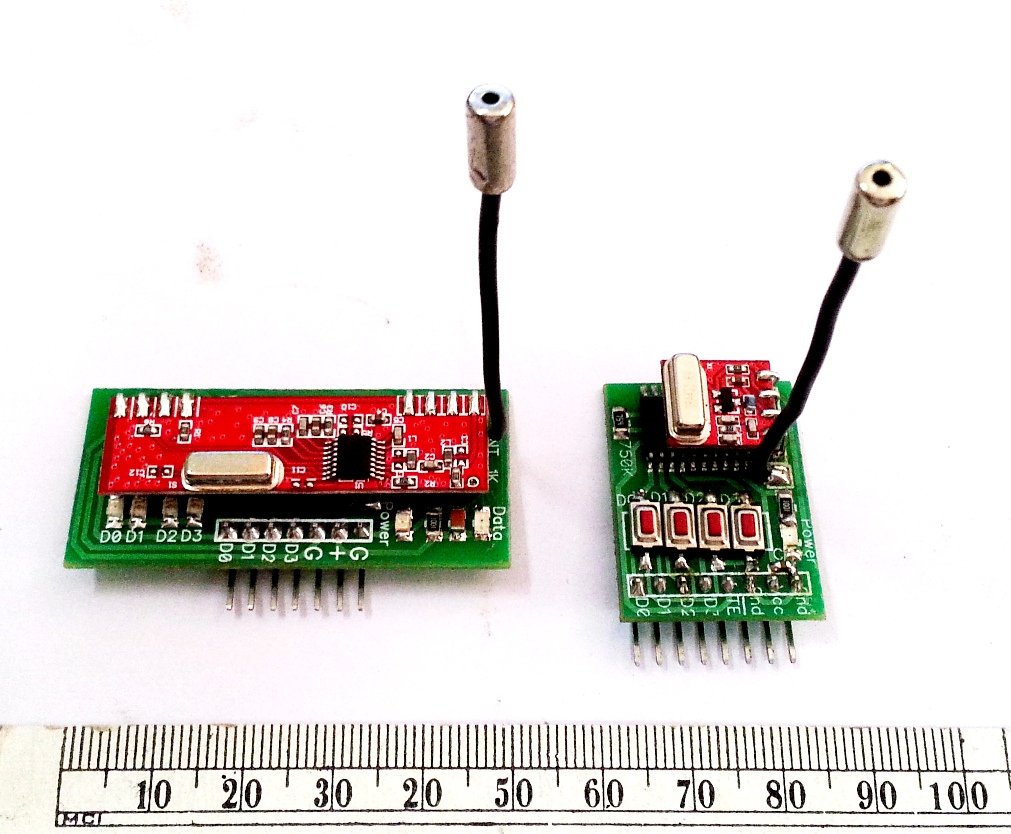 Buy Robocraze RF 433Mhz Transmitter and Reciever with Encoder and