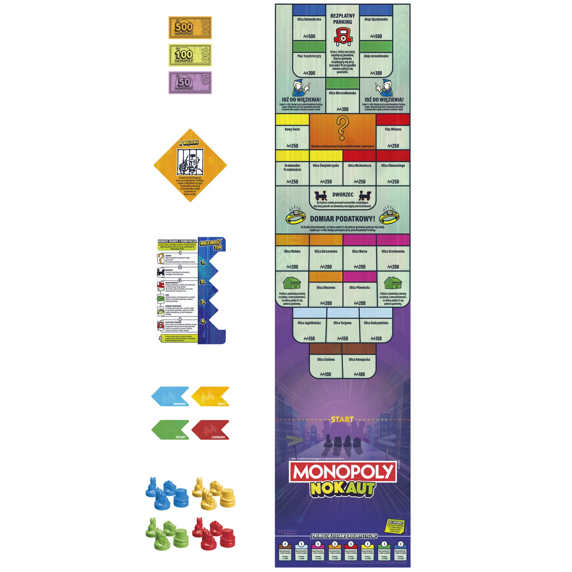 Hasbro Jeu de société social en famille Monopoly Nokaut