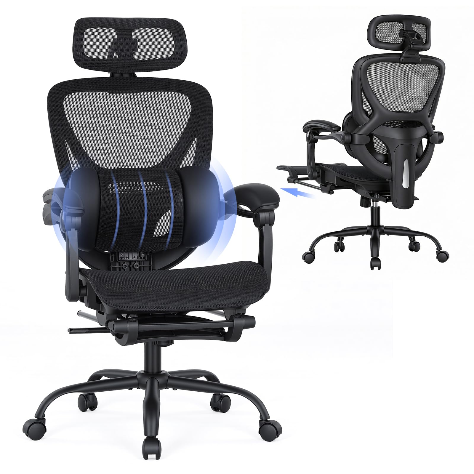 Ergonomic Mesh Office Chair with Lumbar Support