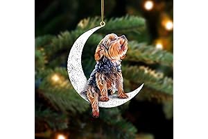 Yorkshire Terrier Christmas Remembrance Ornament: Cherished Memories of Your Beloved Companion