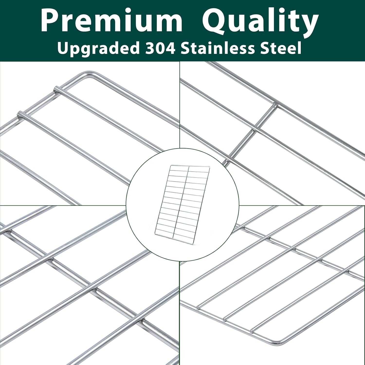 MHL54382302 Oven Rack Stove Replacement Parts for LG Microwave Rack Shelf 18.9’’ x 12.9’’ 304 Stainless Steel LG LMV2031ST LMHM2237BD LMHM2237ST LMV2031BD Metal Cooking Oven Wire Support 1 Pcs