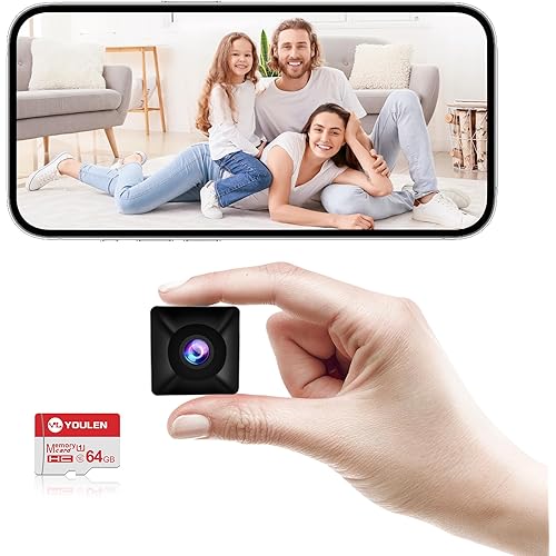 New Home HD Full Color Night Vision Mini Surveillance Camera Spy Hidden Wireless WiFi Security Camera for Home Office Car Indoor Security Camera