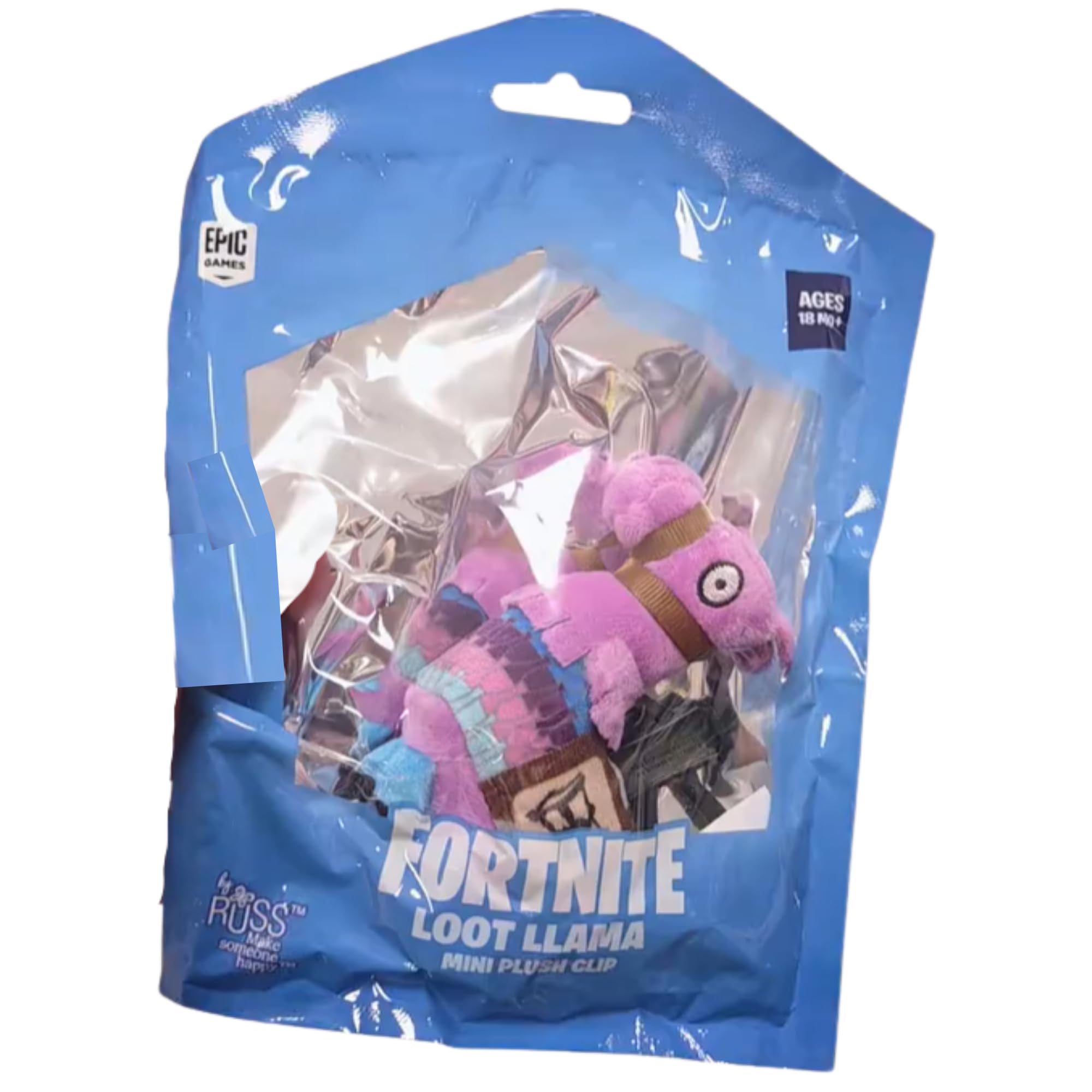 Fortnite 4" 10cm Super Soft Gift Quality Plush Bagclip - Loot Llama