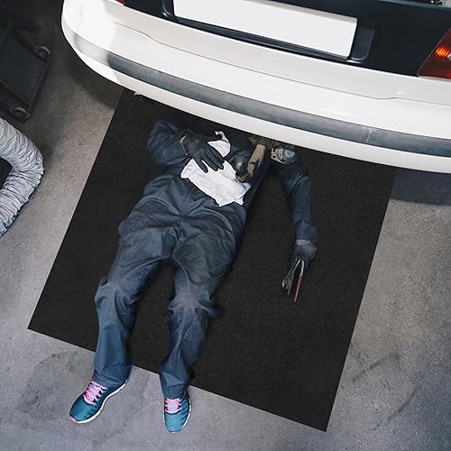 Miniatura 6 de Olaismln Premium Garage Floor mats for Under car, Oil Spill Mat, Waterproof Backing, Reusable, Washable, Durable Protective Garage Floor Surface, 36