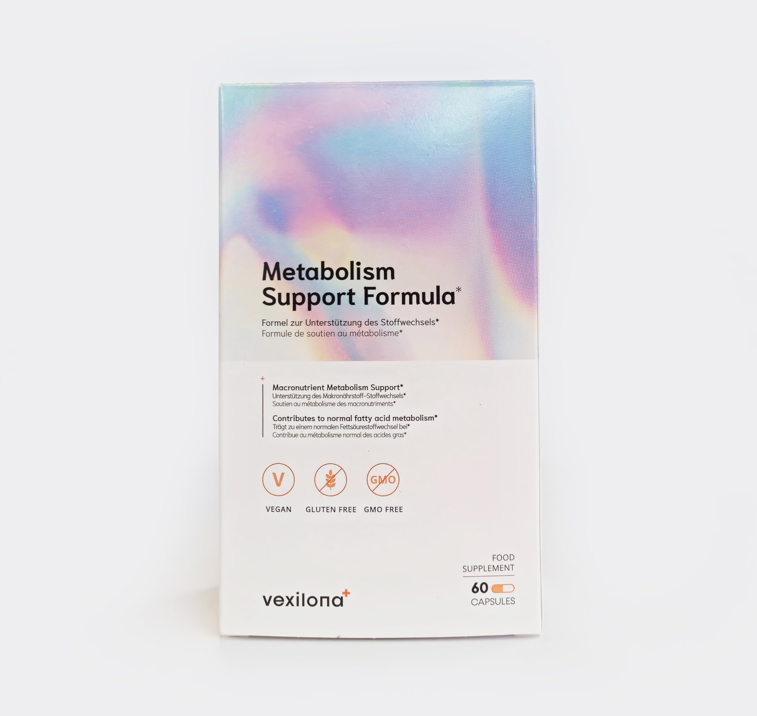 Die Stoffwechsel-Unterstützungsformel mit Grüntee-Extrakt, Guarana-Extrakt, Cholin, Vitamin C und Zink zur Unterstützung des Körpers, 60 Kapseln (1 Packung)