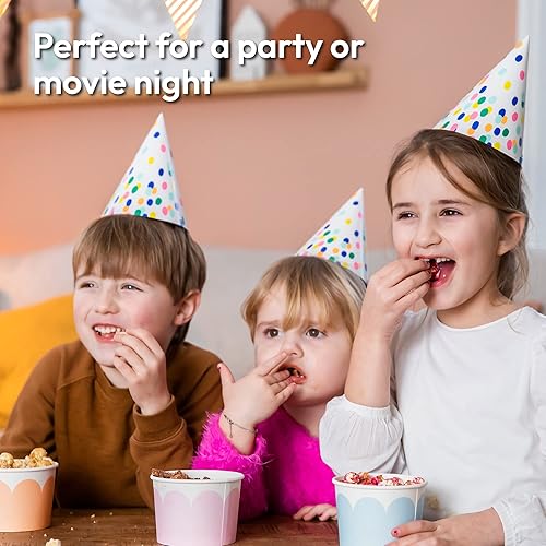 Miniatura 7 de Máquina de palomitas de maíz  Máquina eléctrica de 800 W para hacer palomitas de maíz con placa antiadherente, tapa y agitador  Popper grande de 24