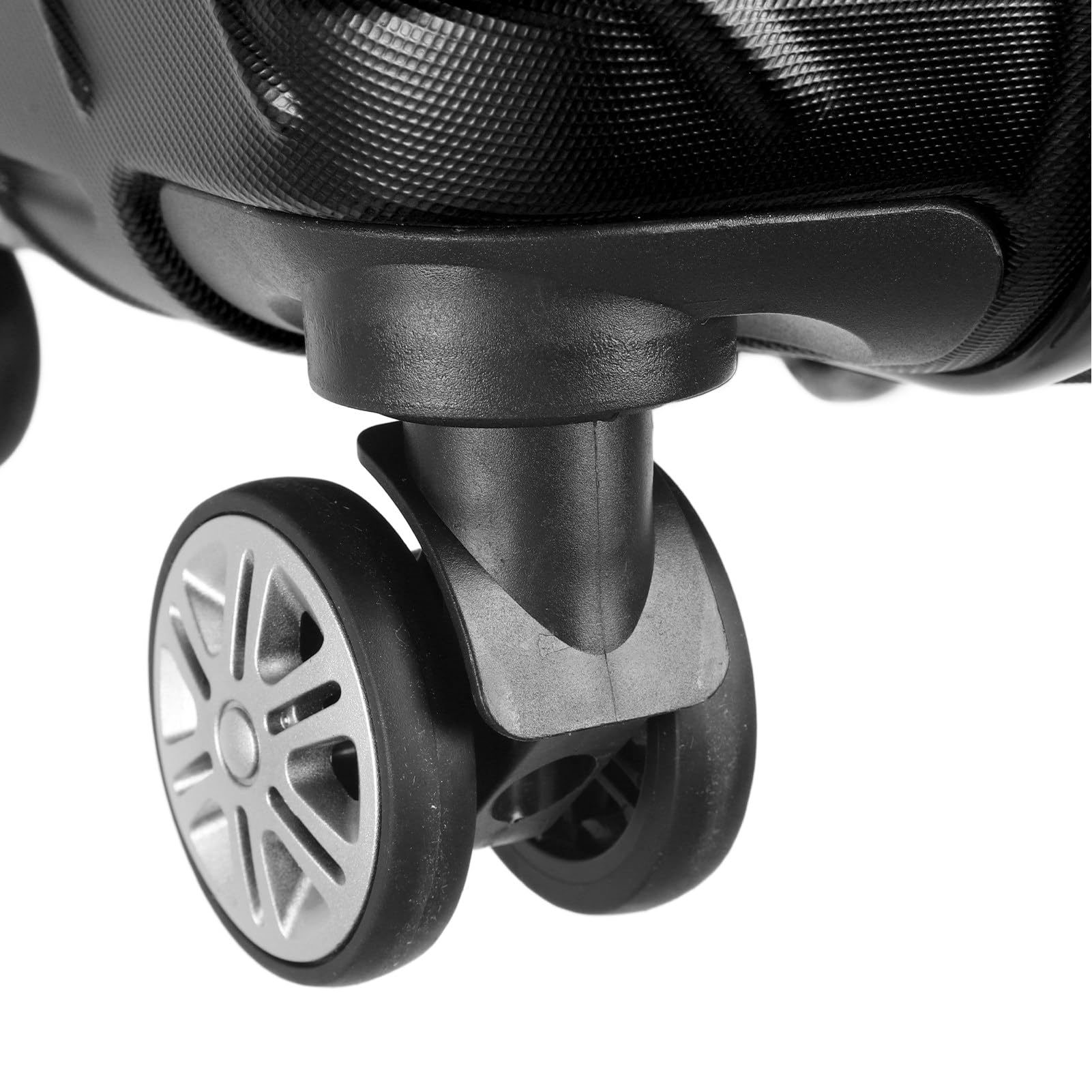 Fafeicy Hardshell Spinner Bagage Zestaw Lekki z blokadą TSA dla Podróżników 3 Części Walizki na Długoterminowe Wycieczki i Wycieczki Biznesowe (BLACK)