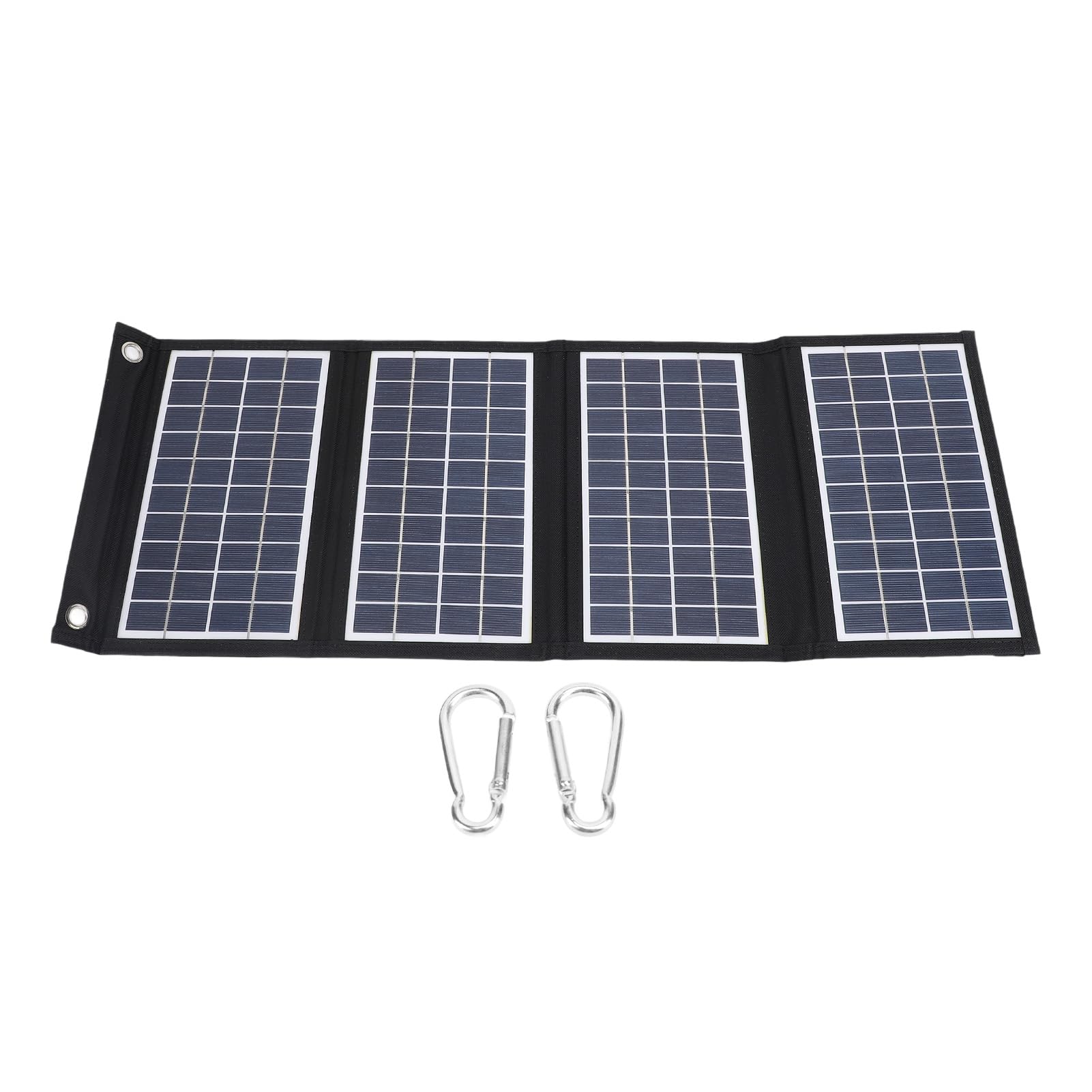 Pannello Solare Pieghevole da 30W, Doppia Porta USB, Silicio