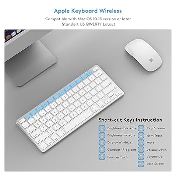 Apple Mac mini + ワイヤレスキーボード Amazon | MACALLY Mac ワイヤレス Bluetooth キーボード マルチ