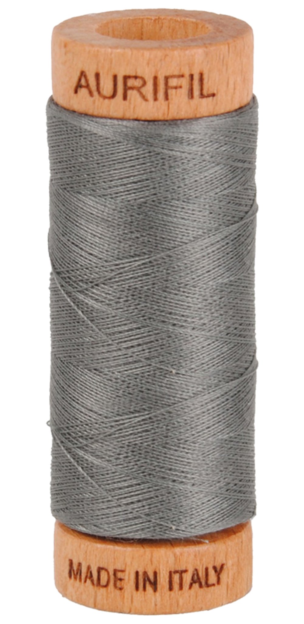 Aurifil Cotton Mako 80wt Thread, 5004 Grey Smoke — image 1