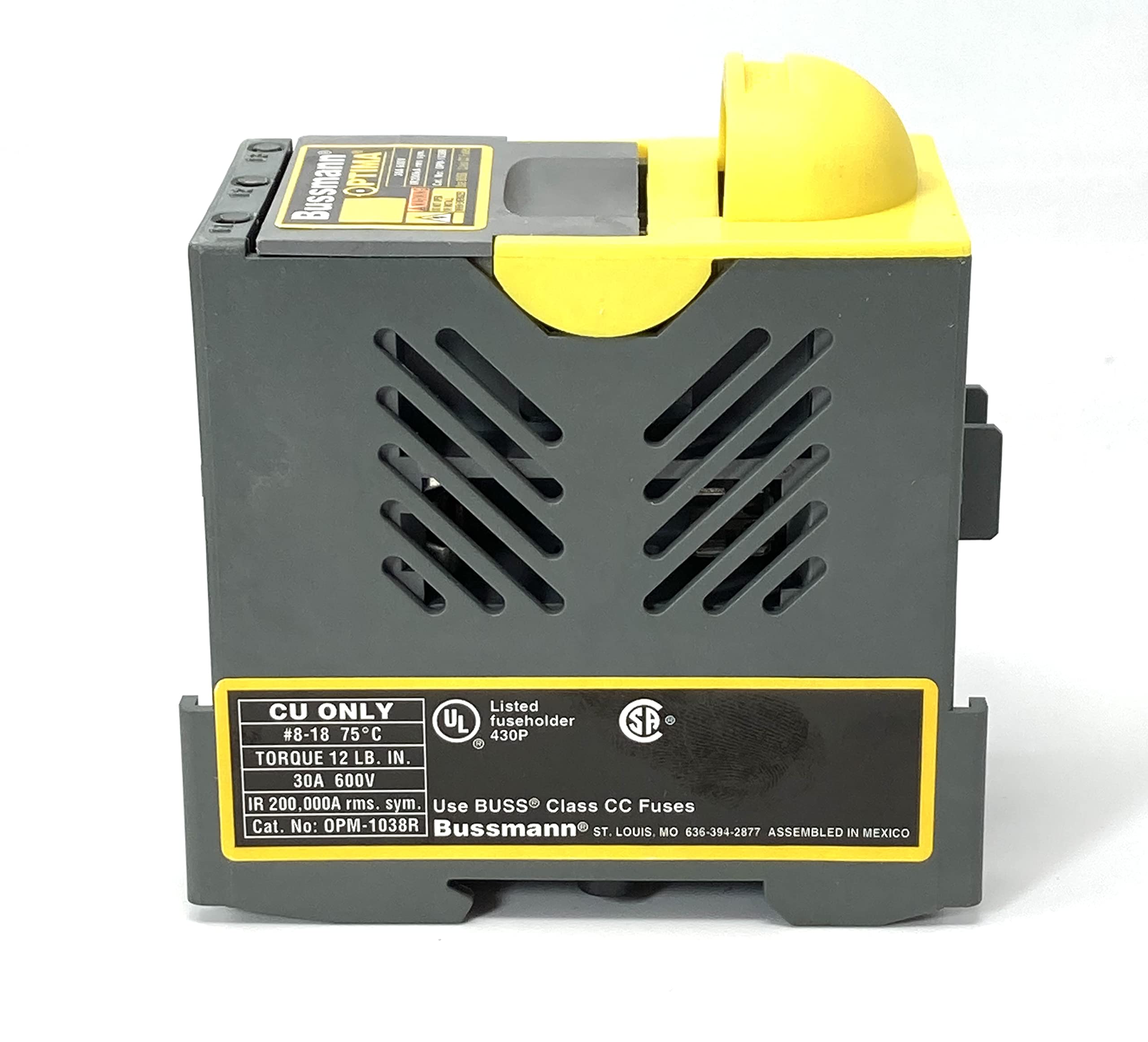 Bussmann Buss ATC Splash-Proof FUSE HOLDER 30 Amp #12 Lead Wire Inline BP HHG-RP