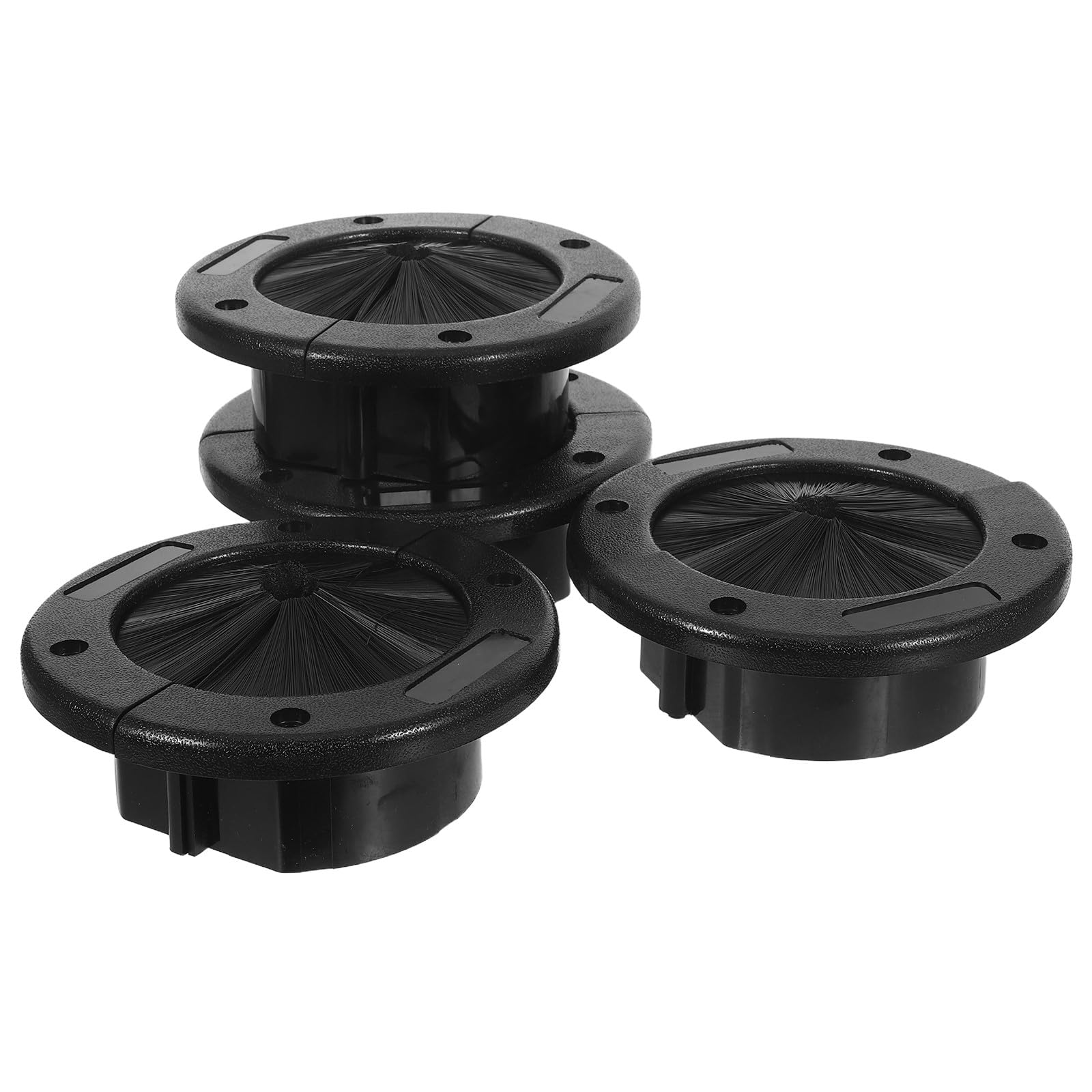 Ipetboom 4 pasacables para suelo elevado - Sello ignífugo - Pasacables antiestático para centros de datos/racks de servidores de 5,7 pulgadas