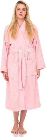 TowelSelections Womens Robe Cotton Luxury Bathrobe for Women Soft Terry Cloth Towel Robes for Women XS to XXL