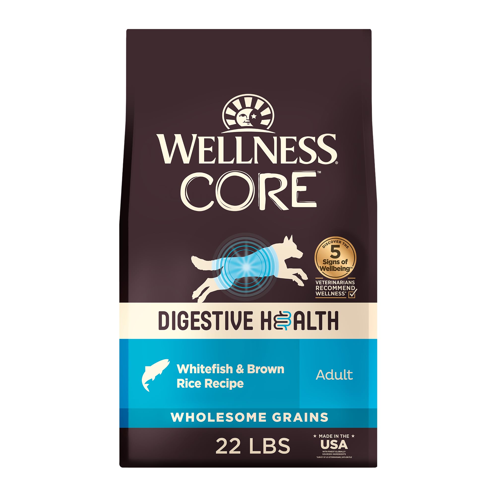 Wellness CORE Digestive Health Whitefish and Brown Rice