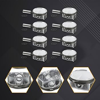 Amazon.com: CYCWER AJ133 Piston Ring Kit 8pcs Piston Rings