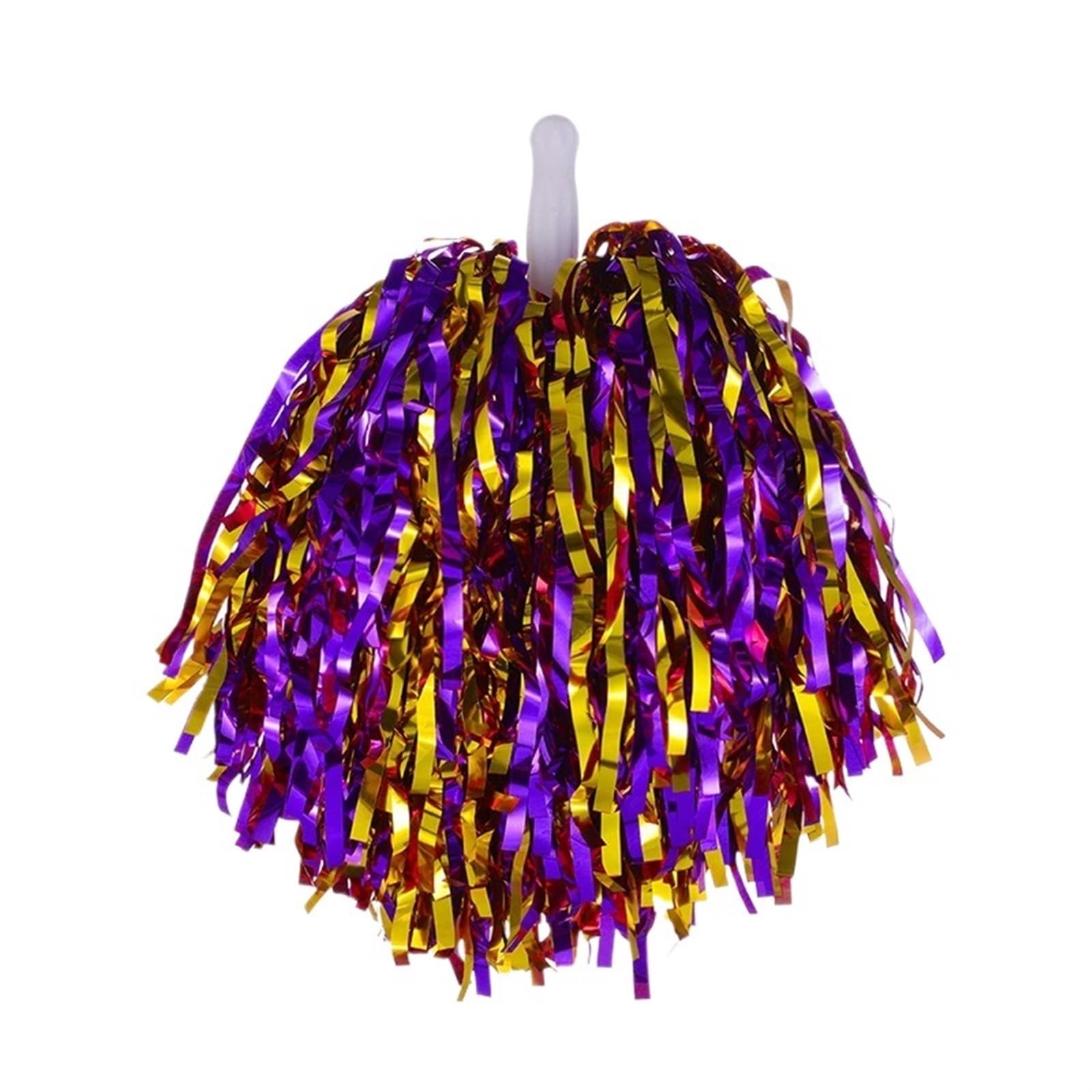 Cheerleader Pom Poms Dance Sports Match and Vocal Concert Decorator Cheerleading Cheering Flower Pom Poms(Color7)