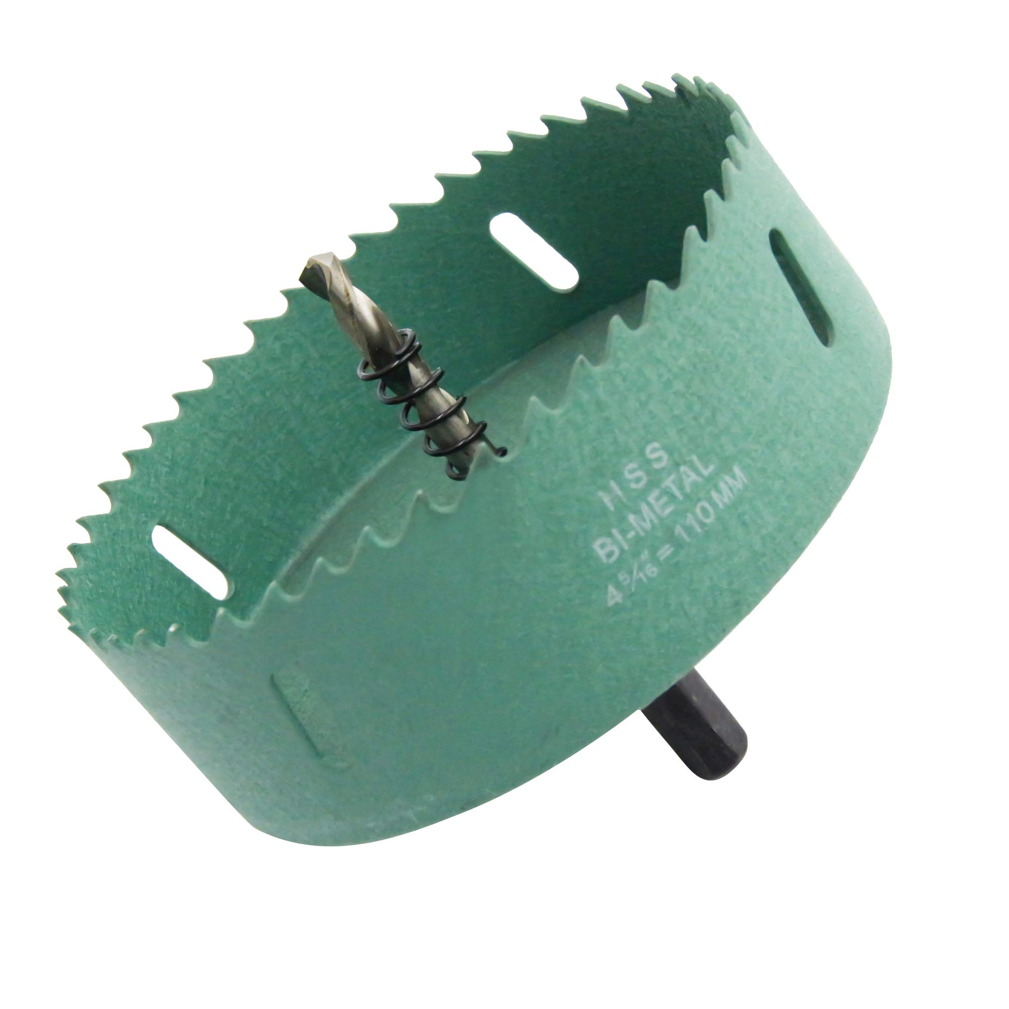 110mm Hole Saw LAIWEI hole cutter,4.33Inch HSS Annular Hole Saw Cutter Drill Bit,holes in wood,gypsum board,aluminum profiles, PVC and other materials(4-5/16") โ image 1