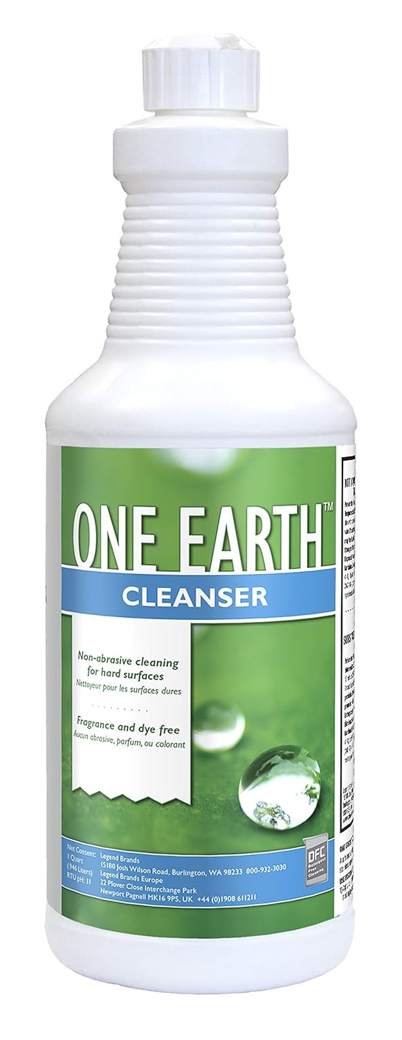 One Earth DFCMNAC12 Mild NonAbrasive Cleanser, 1 qt Bottles (Case of