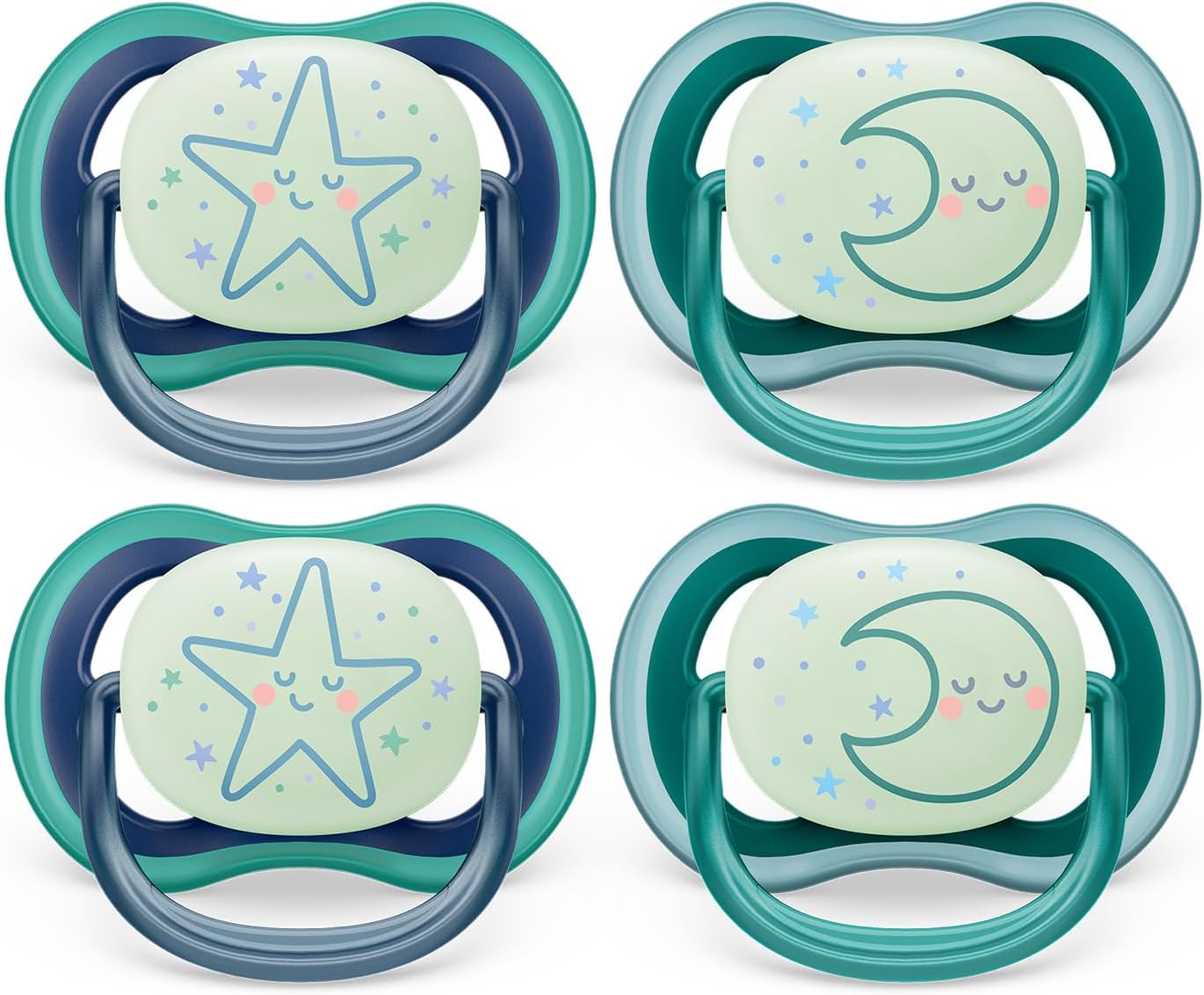 Philips Avent Ultra Air Pacifier 4 x Light, Breathable